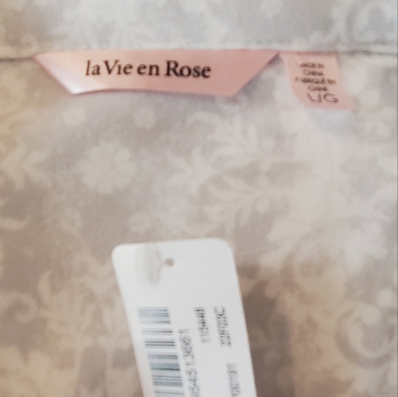 NWT LA Vie en Rose PJ set ( Size L) - Picture 10 of 10